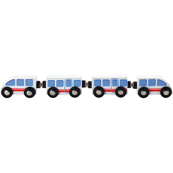 VIGA Togbanetilbehør, Passagertog, str. 310x72x36 mm, 4 dele/ 1 sæt