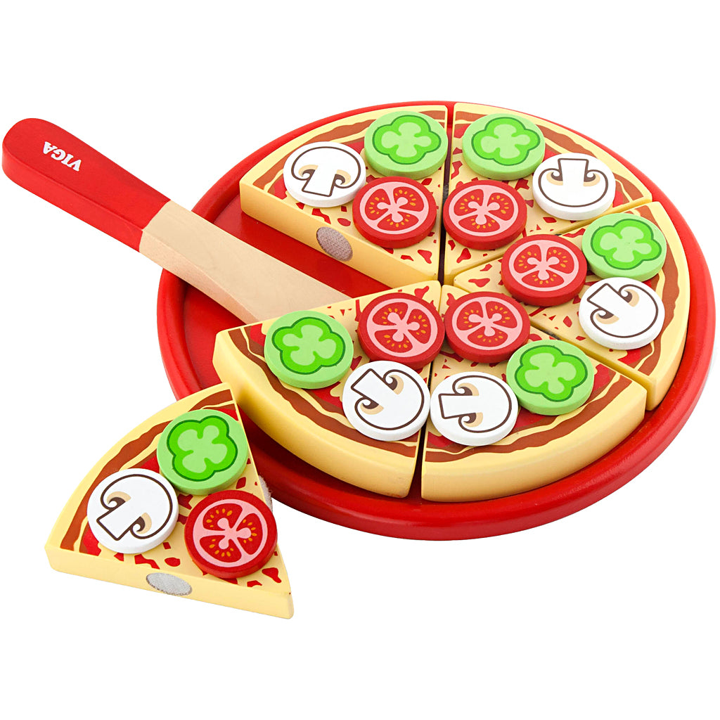 VIGA Legepizza i Træ, str. 23x3,5 cm, 1 stk.