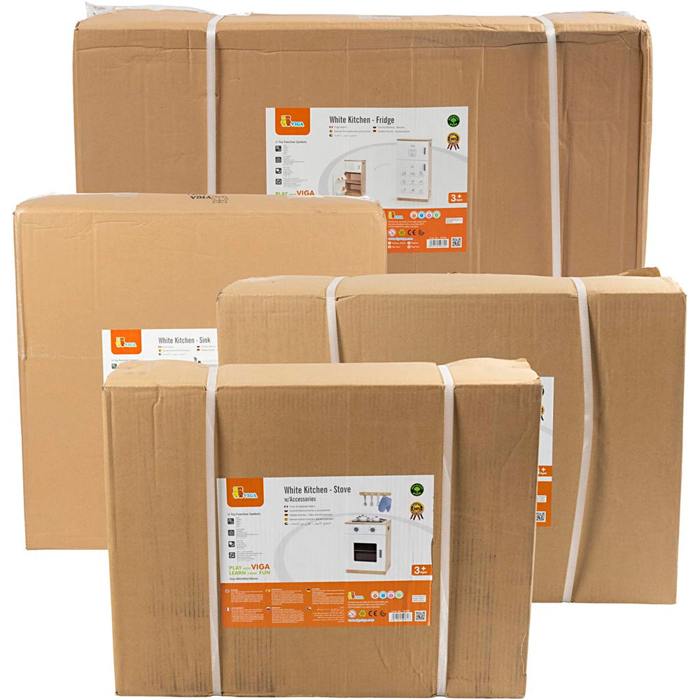 VIGA Køkken, H: 55-79 cm, D: 34 cm, B: 40 cm, 4 dele/ 1 sæt