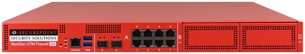 Securepoint RC1000R G5 (Rev. 1) firewall (hardware) 1U 30 Gbit/sek.