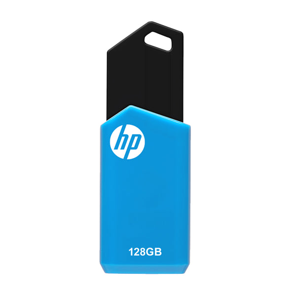 HP v150w USB-nøgle 128 GB USB Type-A 2.0 Sort, Blå