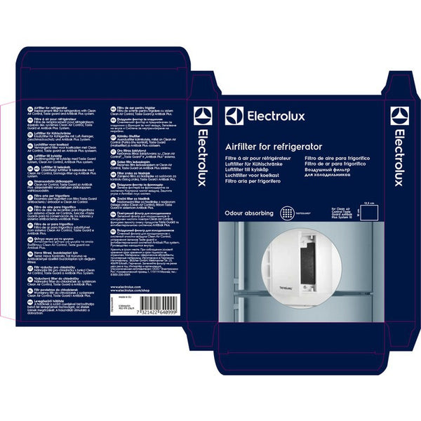 Electrolux E3RWAF01 Dele og tilbehør til køleskab/fryseskab Filter Sort