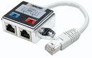 Intellinet 2-Port Modular Distributor, Cat5e, FTP, allows two RJ45 ports to share one Cat5e network cable CAT 5 Dobbelt afskærmet Netværk-splitter Sølv