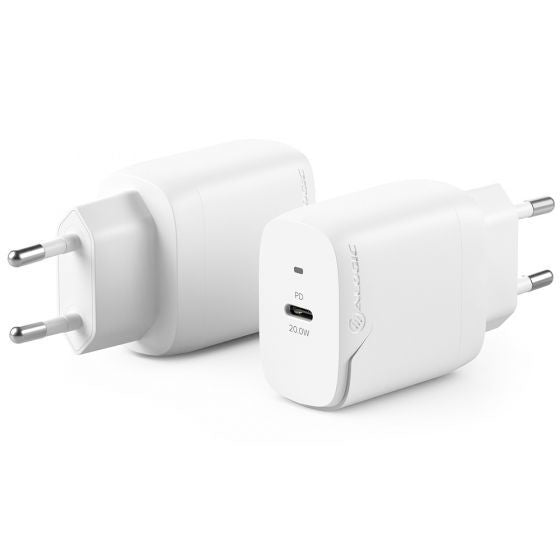 ALOGIC Rapid Power Strømforsyningsadapter 20Watt Strømtype F
