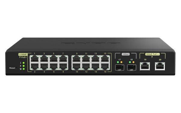 QNAP QSW-M2116P-2T2S Switch 20-porte 10 Gigabit  PoE++