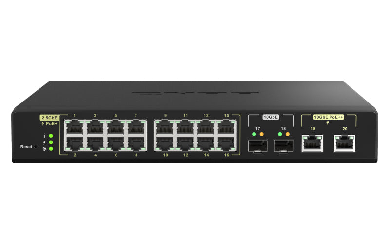QNAP QSW-M2116P-2T2S Switch 20-porte 10 Gigabit  PoE++