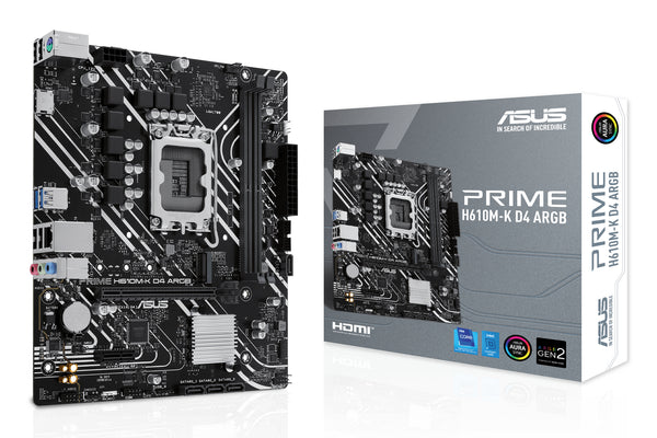 ASUS PRIME H610M-K D4 Micro-ATX LGA1700 sokkel Intel H610