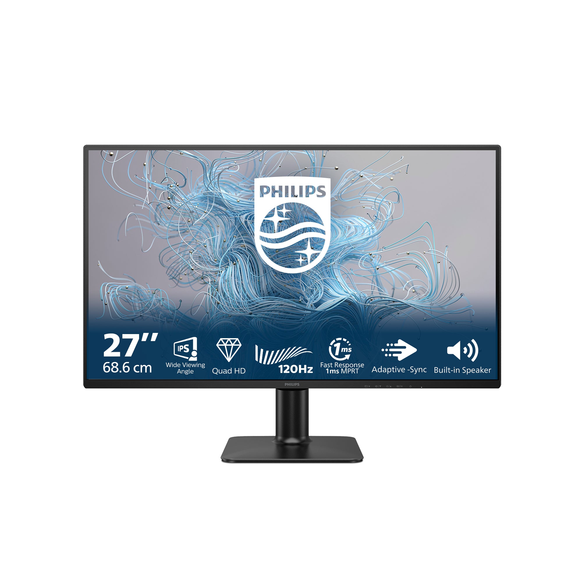 Philips 2000 series 27E2N2500/00 computerskærm 68,6 cm (27) 2560 x 1440 pixel Quad HD LCD Sort