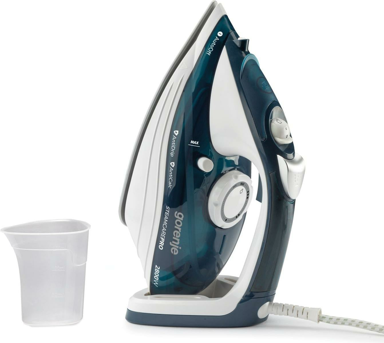 Gorenje STEAMCARE PRO SIH2800TQC Dampstrygejern 2800W Blå Hvid