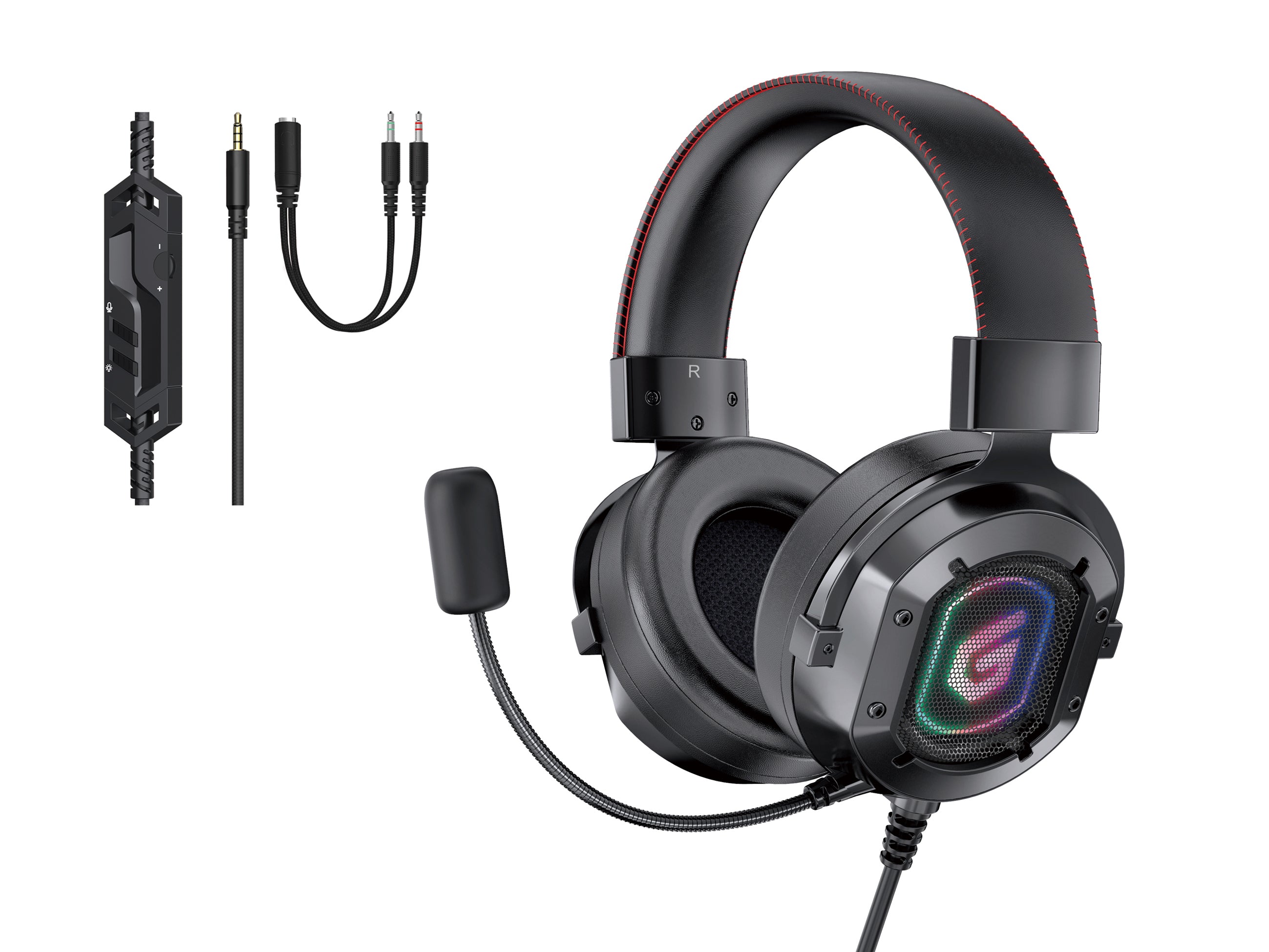 Conceptronic ATHAN03B Kabling Headset Sort