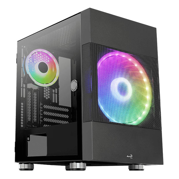 AeroCool Atomic-G-BK-v2 Tower Micro ATX Sort