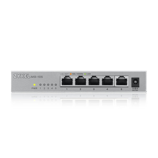 Zyxel XMG-100 Series XMG-105 Switch 5-porte 2.5 Gigabit Ethernet