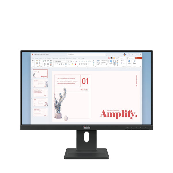 Lenovo ThinkVision E24-40 LED display 60,5 cm (23.8) 1920 x 1080 pixel Fuld HD LCD Sort