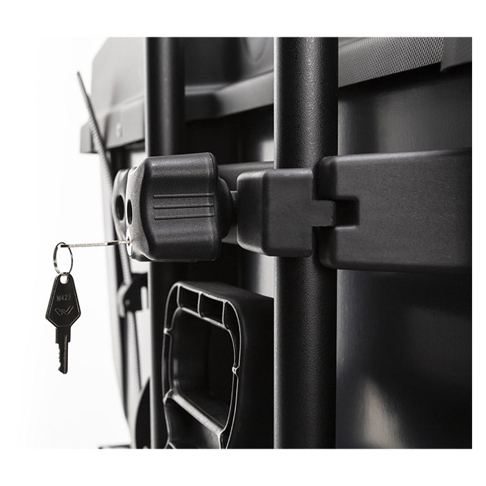 Menabo Mizar Bagageboks 300L Sort + Alcor cykelholder Bundle