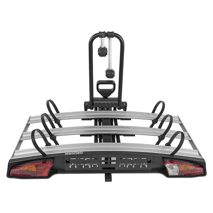 Menabo Mizar Bagageboks 300L Sort + Alcor cykelholder Bundle