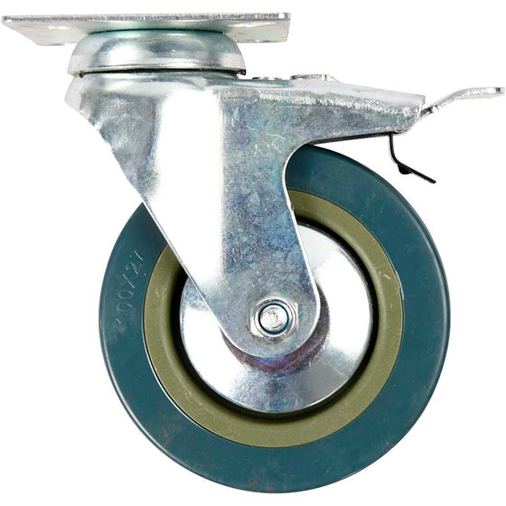 Inventarhjul, H: 130 mm, diam. 100 mm, 4 stk./ 1 pk.