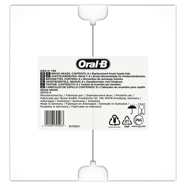 Oral-B Kids Frozen, 8 stk. Ekstra tandbørstehoveder