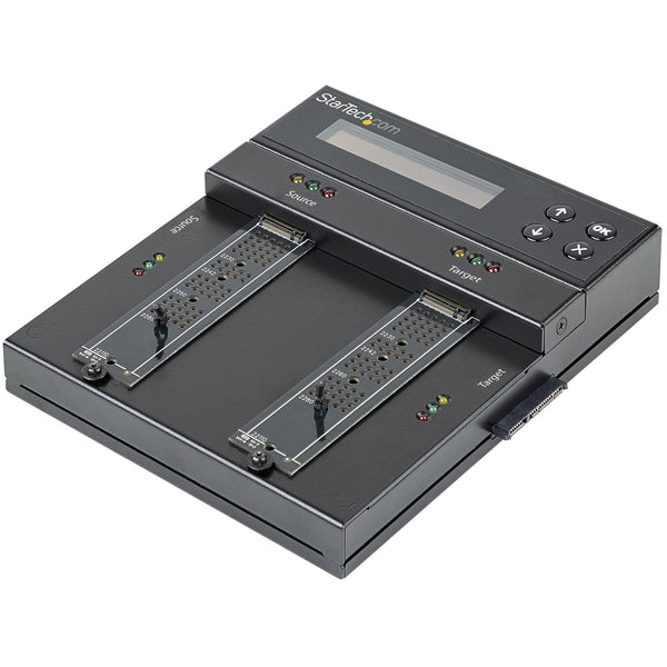 StarTech.com Standalone M.2 SATA & M.2 NVMe Duplicator and Eraser, HDD/SSD Cloner & Wiper for M.2 PCIe AHCI/NVMe, M.2 SATA, 2.5/3.5 SATA Drives, External Hard Drive Eraser/Duplicator, TAA - Drive Sanitizer/Copier (SM2DUPE11) 4Moduler