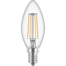 Philips CorePro LED-filament-lyspære 4.3W F 470lumen 2700K Varmt hvidt lys