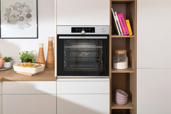 Gorenje Advanced Rustfrit stål Elektrisk ovn 77liter Klasse A+ Ovn