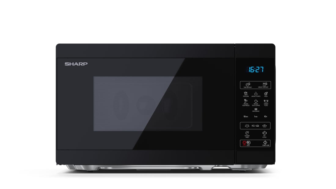 Sharp Mikrobølgeovn Fritstående 800W 20liter Sort