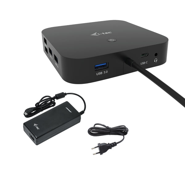 i-tec C31HDMIDPDOCKPD100 dockingstation Ledningsført USB 3.2 Gen 1 (3.1 Gen 1) Type-C Sort