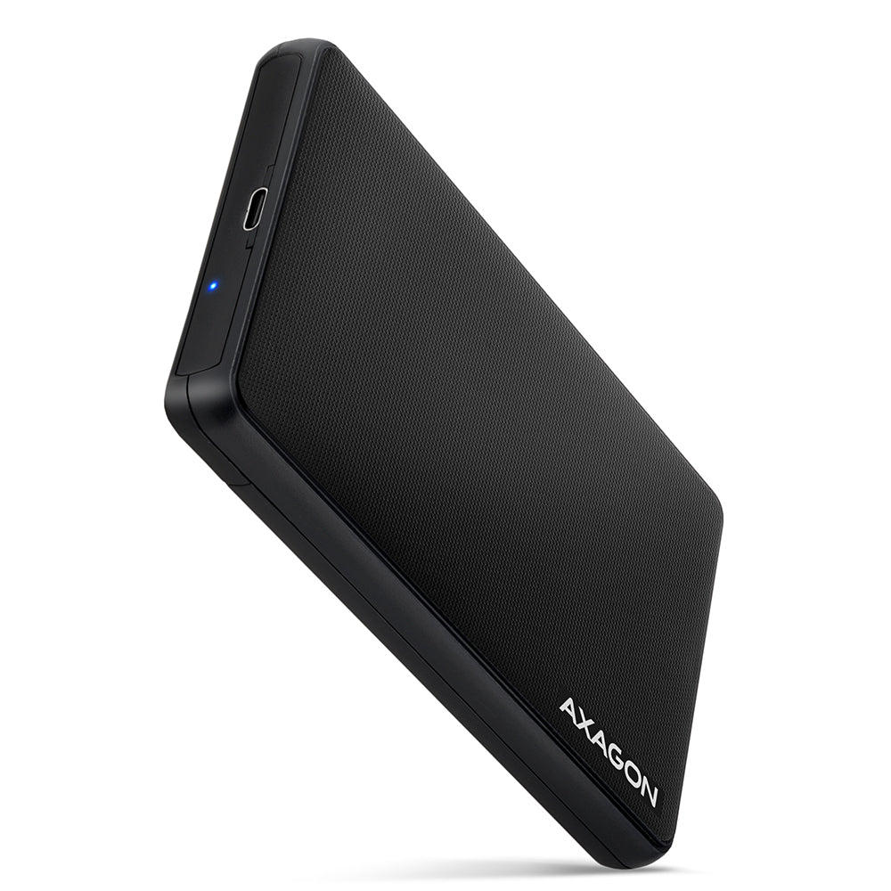 Axagon EE25-SLC drevkabinet HDD/SSD kabinet Sort 2.5