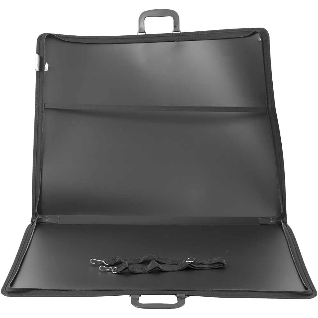 Portfolio Mappe, A2, ark 420x600 mm, str. 74x55 cm, sort, 1 stk.