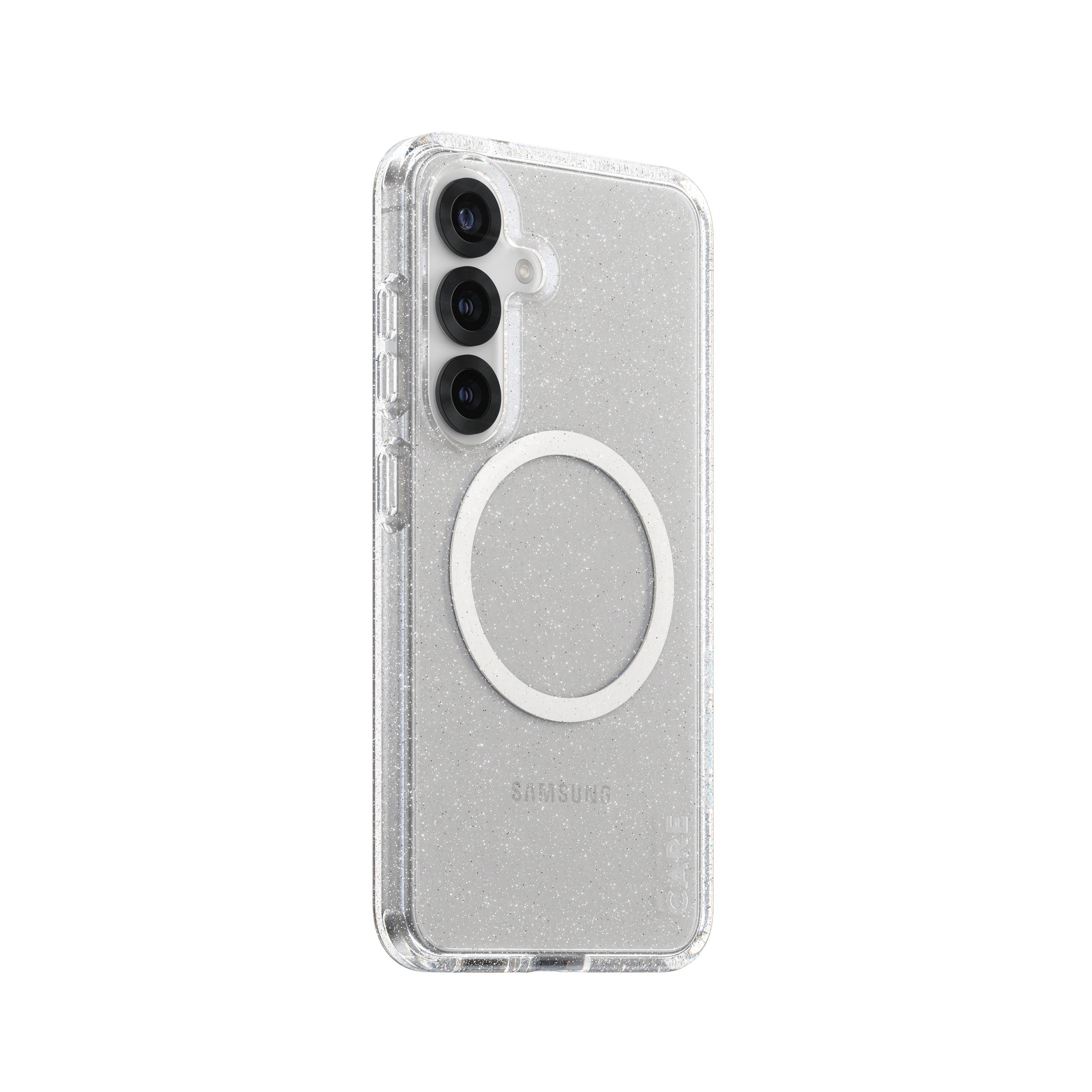 PanzerGlass CARE by ® Flagship Case Urban Combat Star Lit m. Hvid Qi Compatible Samsung Galaxy S25