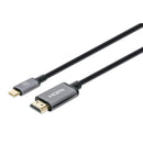 Manhattan Videoadapterkabel HDMI / USB 1m Sort