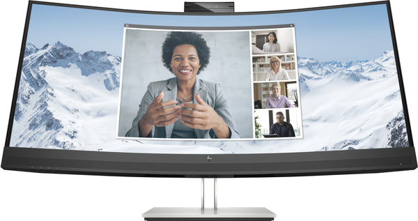 HP E34m G4 Conferencing Monitor 34 3440 x 1440 (UltraWide) HDMI DisplayPort USB-C 75Hz  Dockingskærm