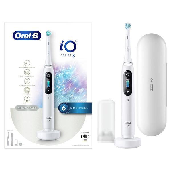 Oral-B iO Series 8 Elektrisk tandbørste Hvid