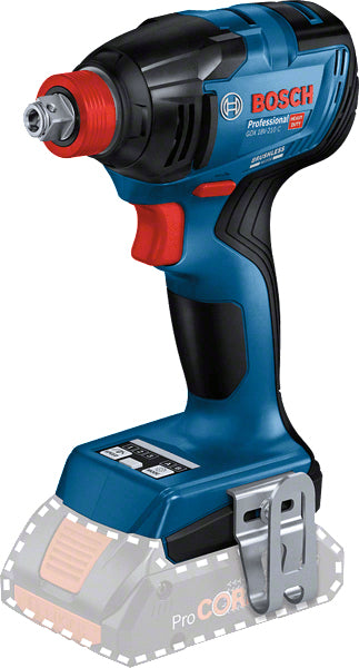 Bosch GDX 18V-210 C Professional Slagnøgle Uden batteri Intet batteri 1/4 hexsokkel, 1/2 kvadratisk drev