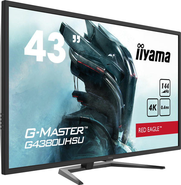 iiyama G-MASTER Red Eagle G4380UHSU-B1 43 VA 3840 x 2160 (4K) HDMI DisplayPort 144Hz