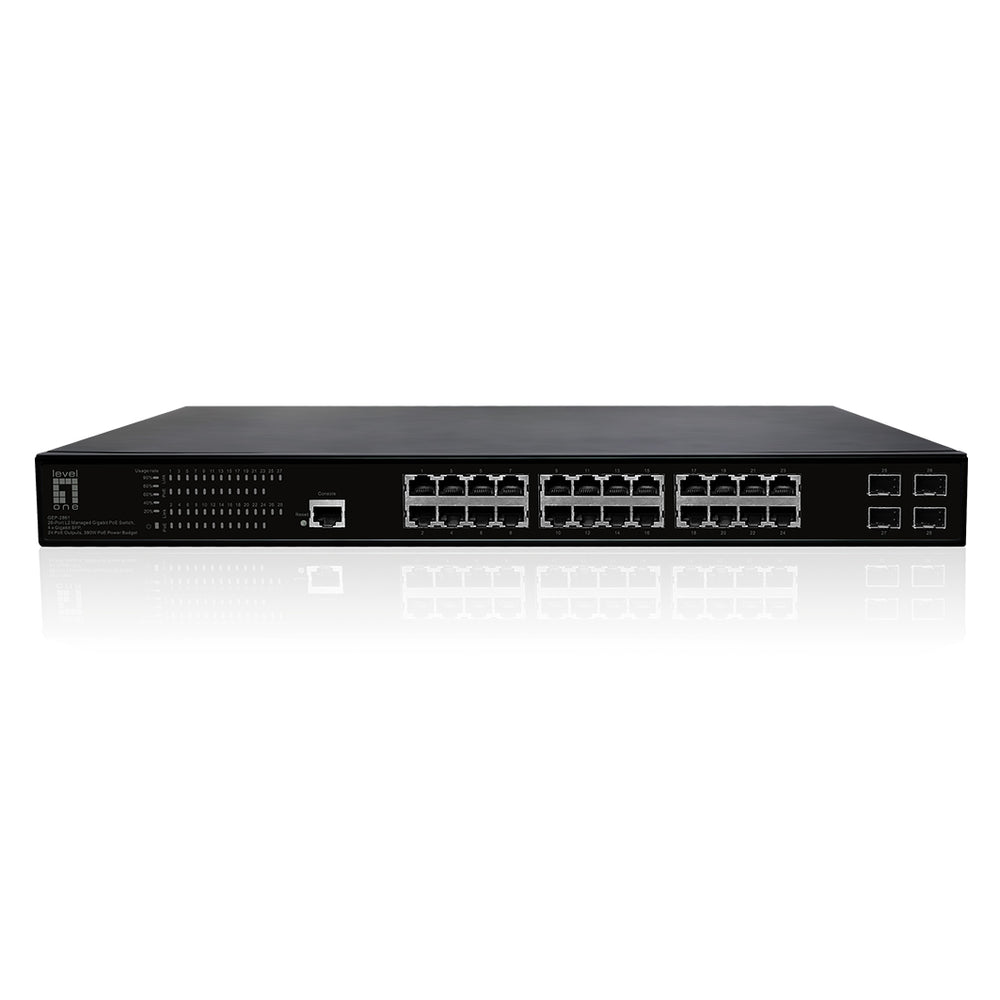 LevelOne GEP-2861 Switch 24-porte Gigabit