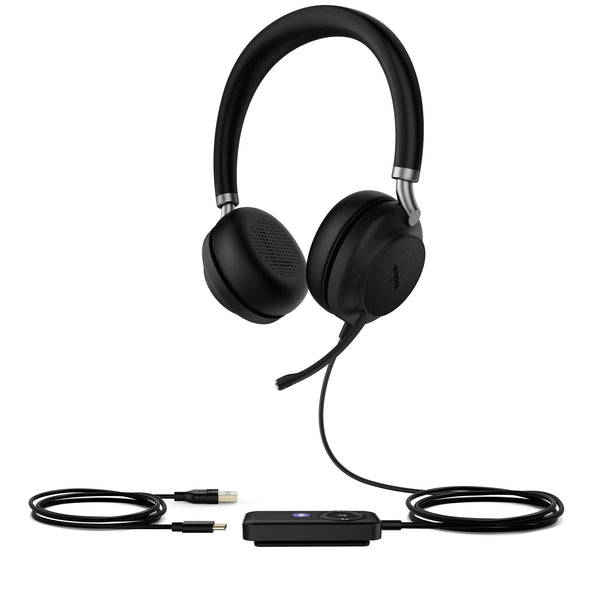 Yealink UH38 Dual Teams Trådløs Kabling Headset Sort