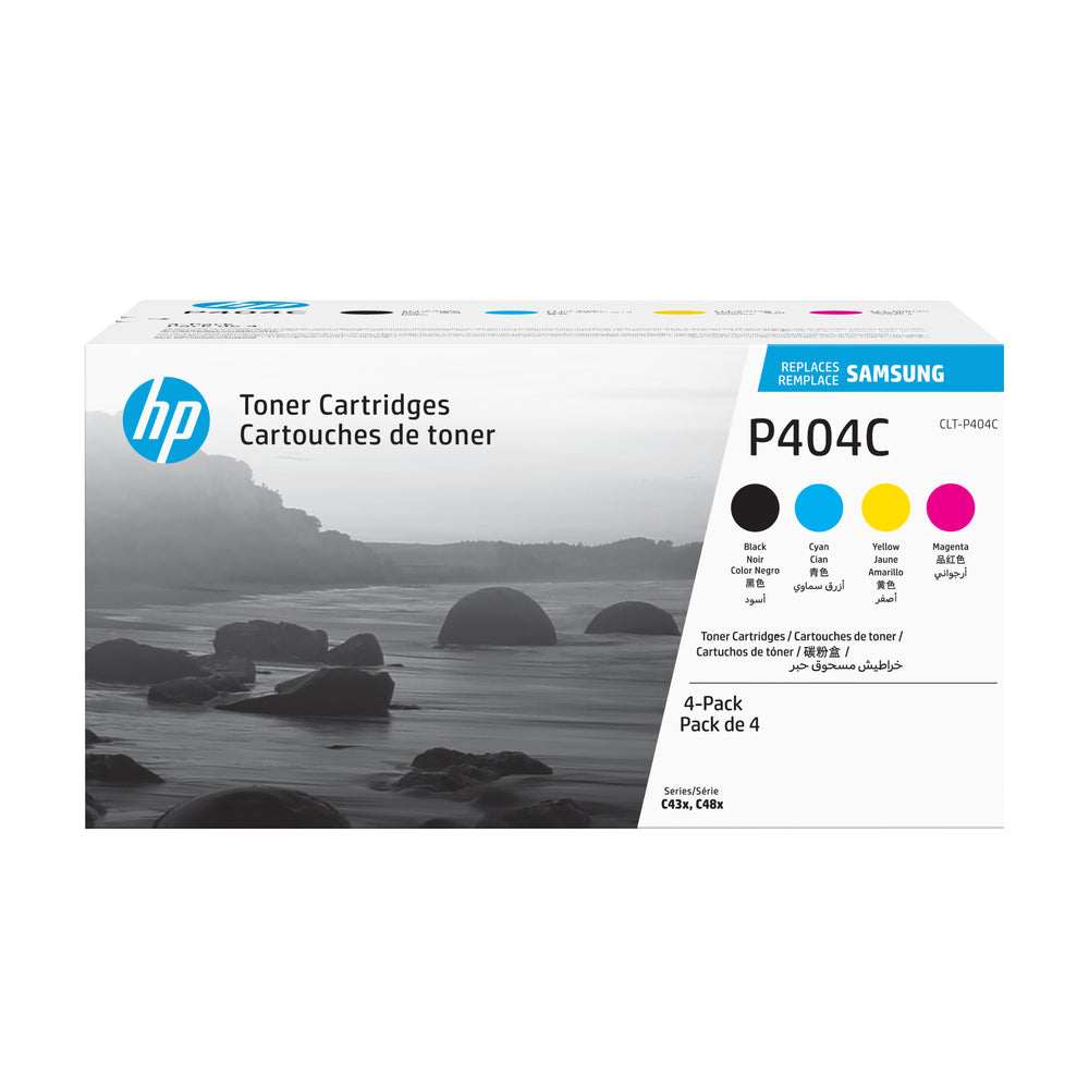Samsung CLT-P404C Sort Gul Cyan Magenta Toner SU365A