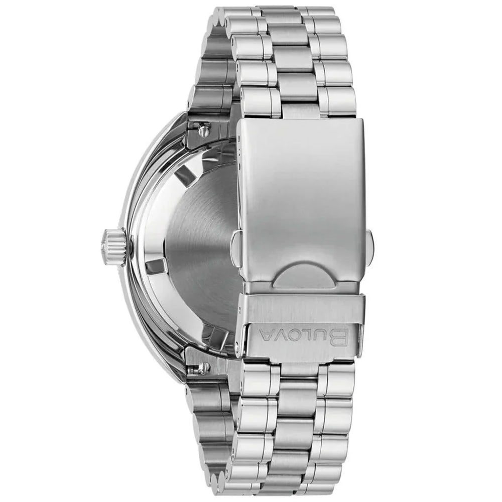 Bulova Oceanographer Automatic sølv herreur 96b405