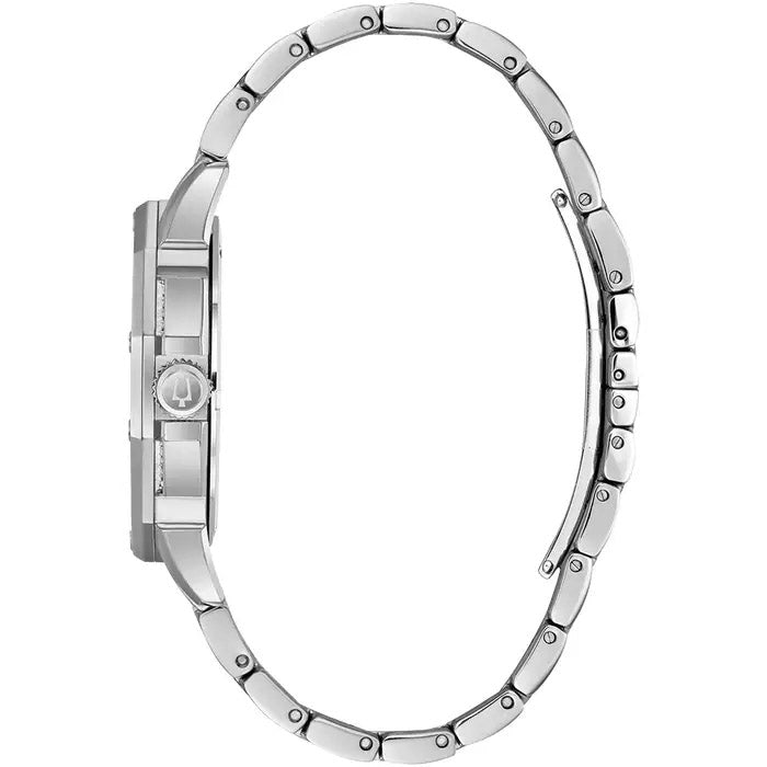 Bulova Crystal sølv herreur 96c134