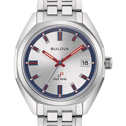 Bulova Jet Star Automatic sølv herreur 96k112