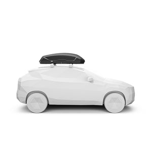 Thule Pulse 2 M Black Aeroskin - Sort tagboks