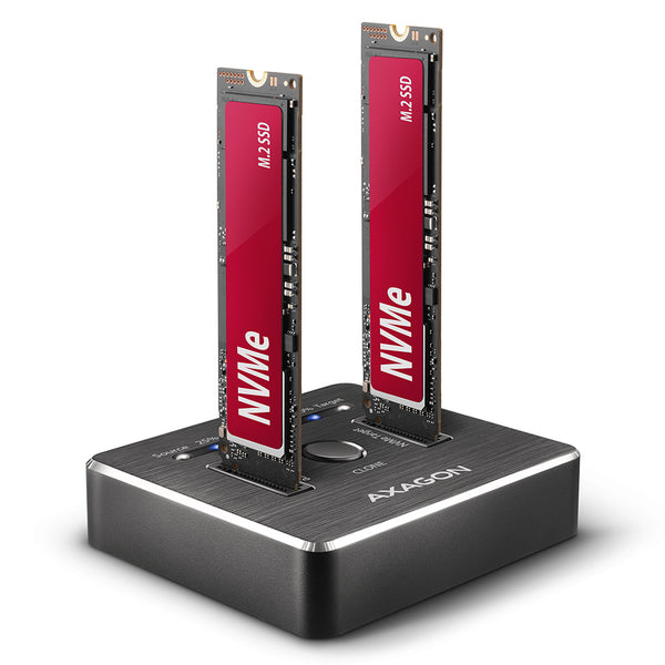 Axagon ADSA-M2C drev dockingstation USB 3.2 Gen 2 (3.1 Gen 2) Type-C Sort