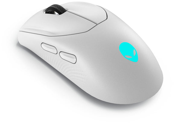 Alienware Tri-Mode Gaming Mouse AW720M Optisk Trådløs Kabling Hvid