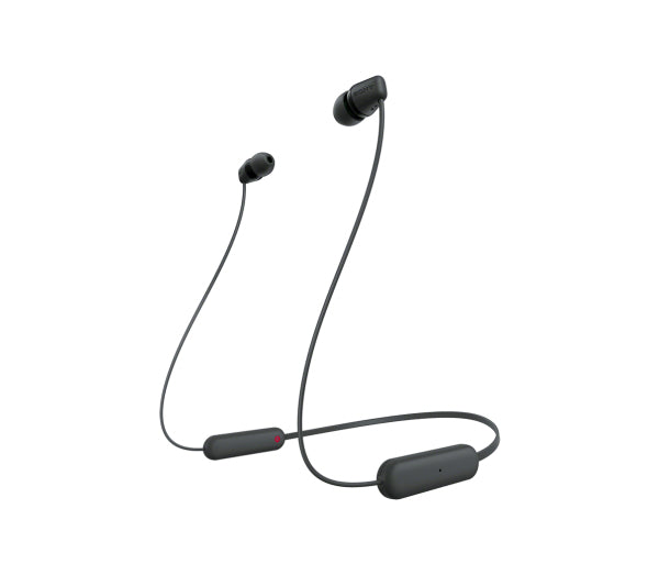 Sony WI-C100 Trådløs Øreproptelefoner Sort