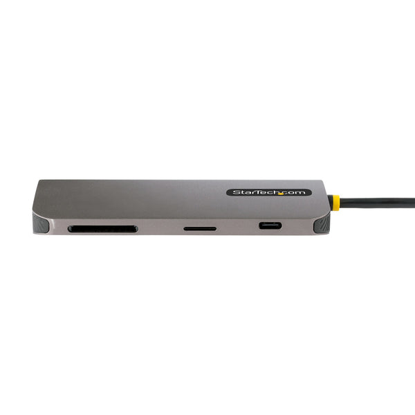 StarTech.com USB C Multiport Adapter, 4K 60Hz HDMI Video, 3-Port 5Gbps USB-A 3.2 Hub, 100W Power Delivery Charging, GbE, SD/MicroSD, USB Type-C Mini Travel Dock, 12 / 30cm Cable - USB C Laptop (115B-USBC-MULTIPORT) Dockingstation