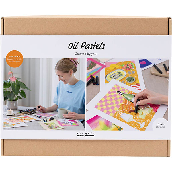 Start DIY Kit Oliepastel, ass. farver, 1 pk.