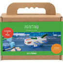 Mini DIY Kit Male, Flyvemaskine, blå/grøn harmoni, 1 pk.