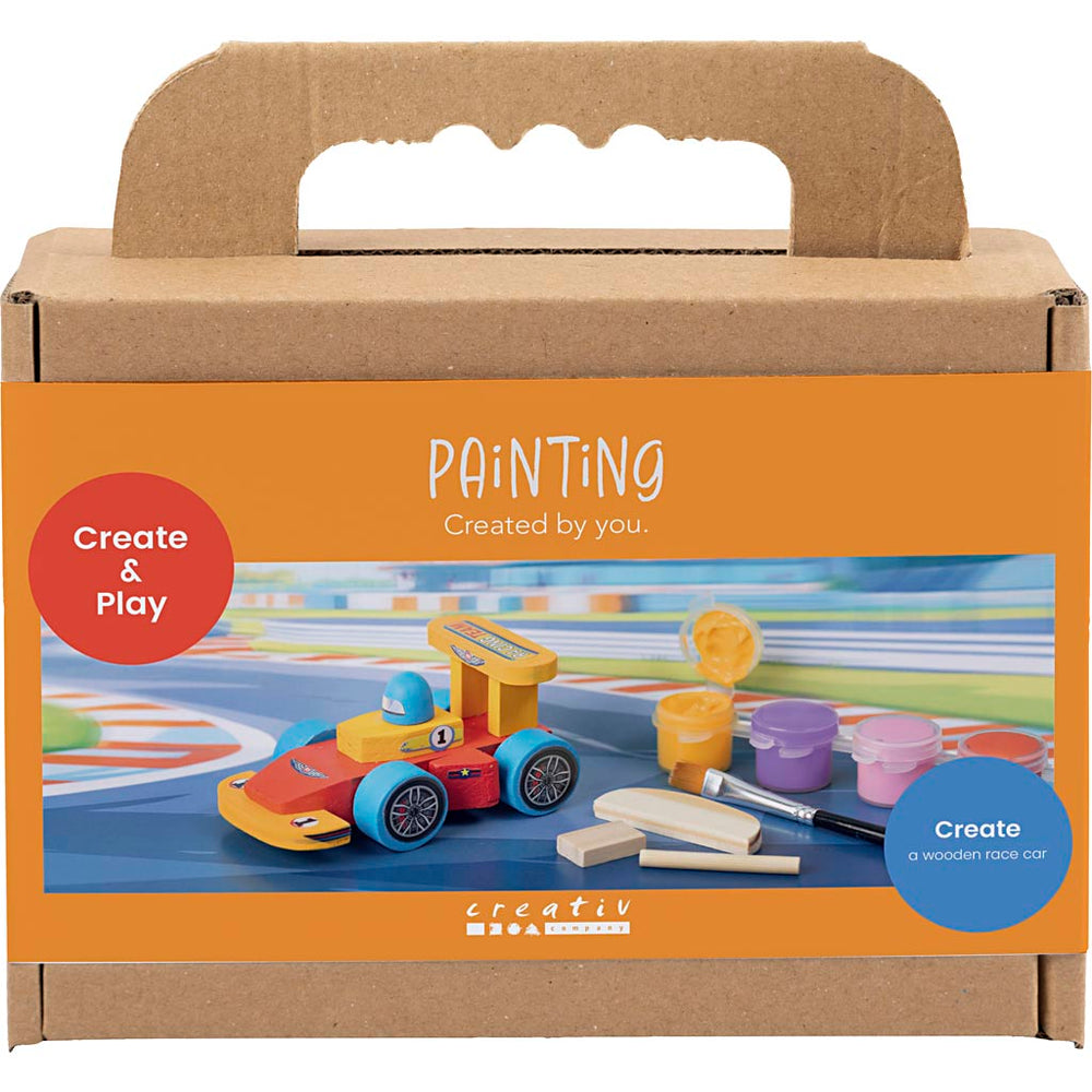 Mini DIY Kit Male, Racerbil, colorful, 1 pk.