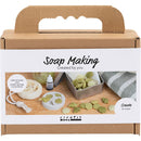 Mini DIY Kit Sæbefremstilling, Strandskaller, olivengrøn, 1 pk.