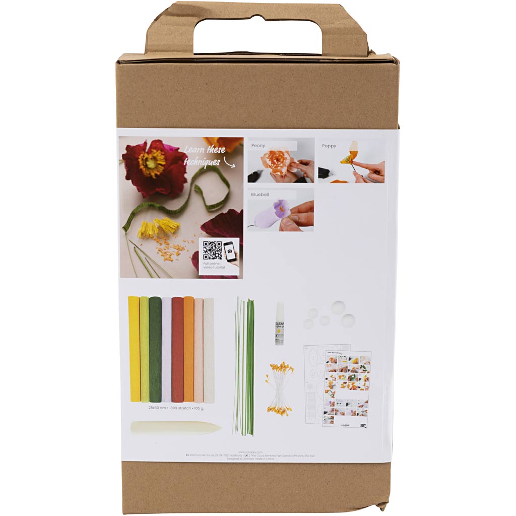 Start DIY Kit Crepepapir, ass. farver, 1 pk.